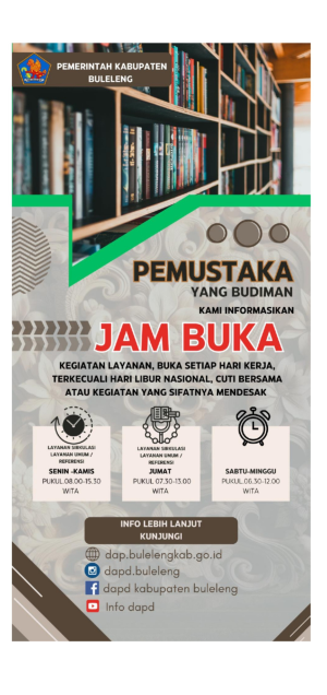 JAM BUKA LAYANAN PERPUSTAKAAN 